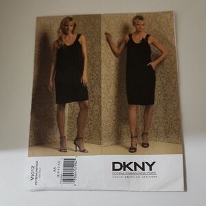 Vogue DKNY V1012 never used/unfolded sewing Pattern AA 6-8-10-12